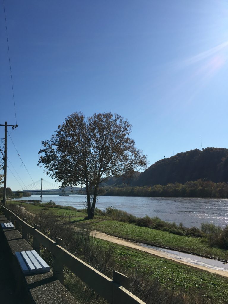 Ohio River from Portsmouth, Ohio 